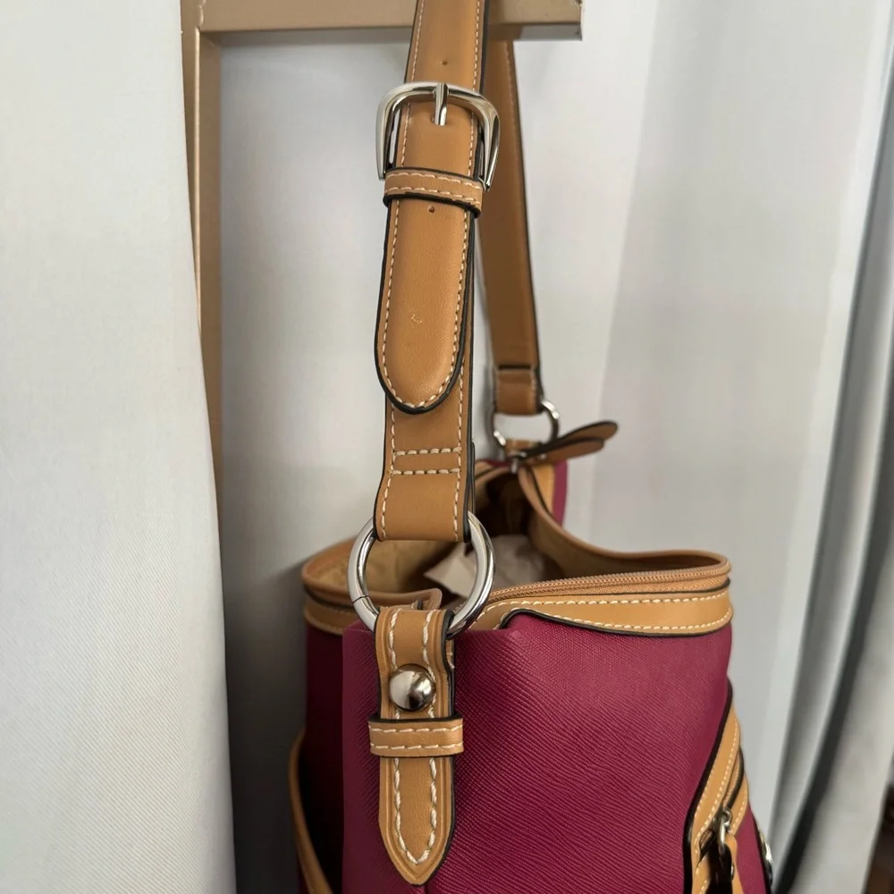 Giani Bernini Saffiano Faux Leather Medium Hobo Bag